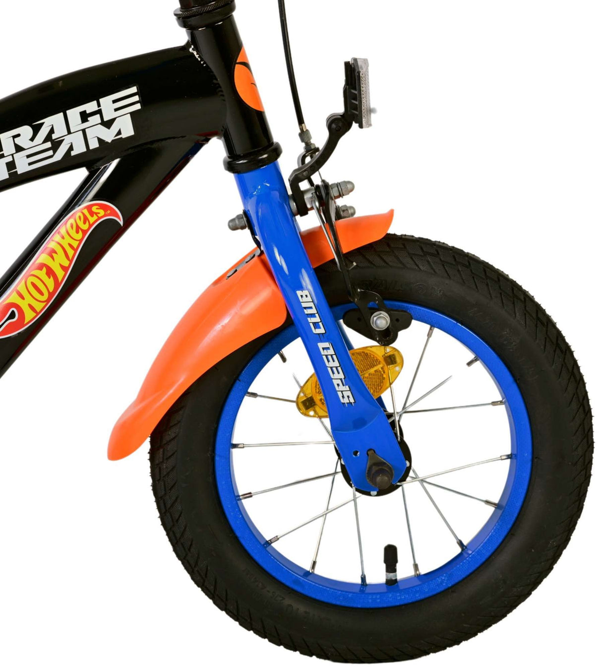 Roues chaudes de roues chaudes 12 vélos noirs orange bleu 31256