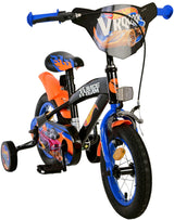 Hot wheels 12 fiets zwart oranje blauw 31256