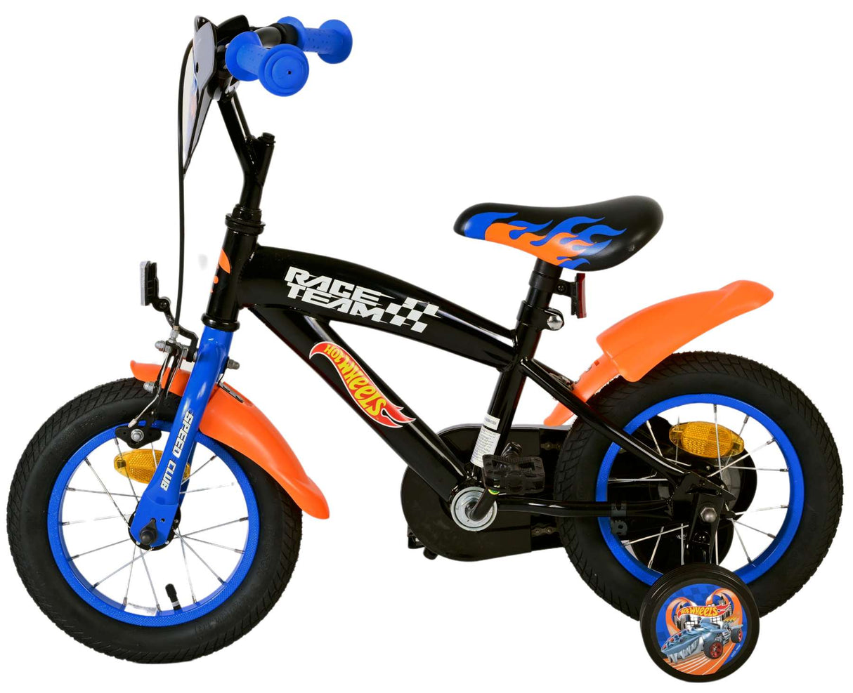 Hot wheels 12 fiets zwart oranje blauw 31256