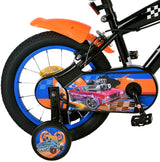 Hot Wheels Børnecykeldrenge 14 tommer sorte to håndbremser