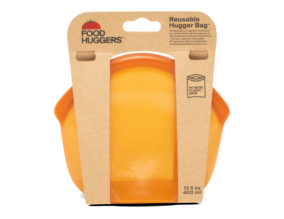 Wiederverwendbarer Aufbewahrungsbeutel von Food Huggers – 400 ml – Bernstein