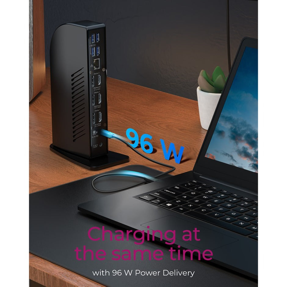 Icy Box IB-DK2256AC 12-in-1 DisplayLink Hybrid Dockingstat
