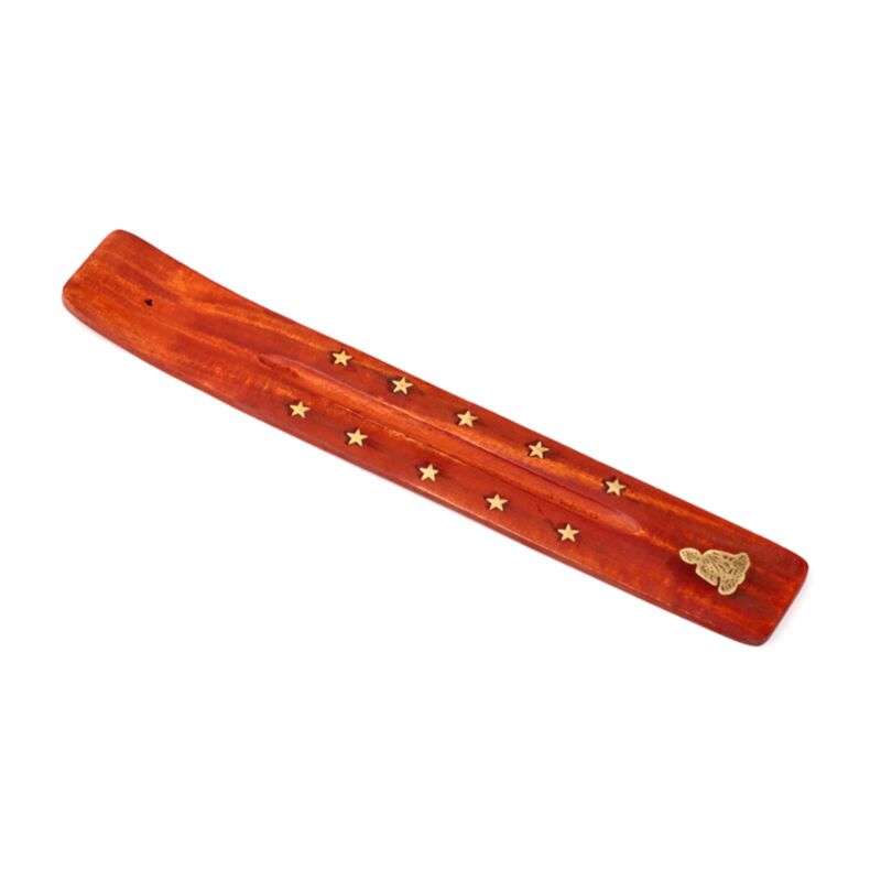Buddha-Sterne - Räucherstäbchenhalter aus Mangoholz