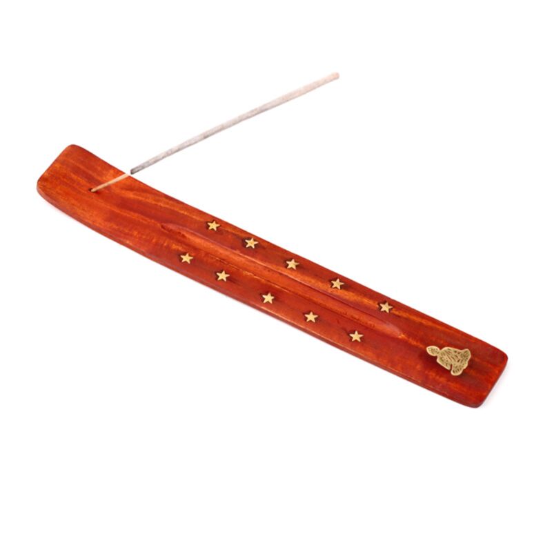 Buddha-Sterne - Räucherstäbchenhalter aus Mangoholz