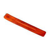 Blumengravur - Räucherstäbchenhalter aus Mangoholz für Stäbchen