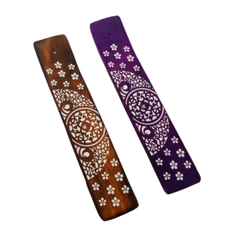 Flora Räucherstäbchenhalter aus Mangoholz