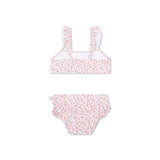 Leopard | altrosa Mädchen UV-Bikini