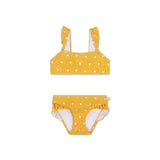 Orangenkuss | Orangefarbener UV-Bikini für Mädchen
