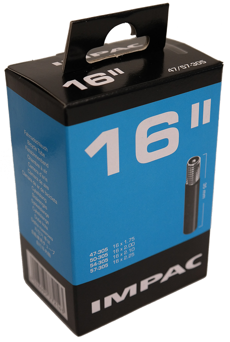 Impac Innenrohr (von Schwalbe) AV16 16x1.75 2.35 Etro 47 57-305, Ventil: Schrader Auto 35 mm