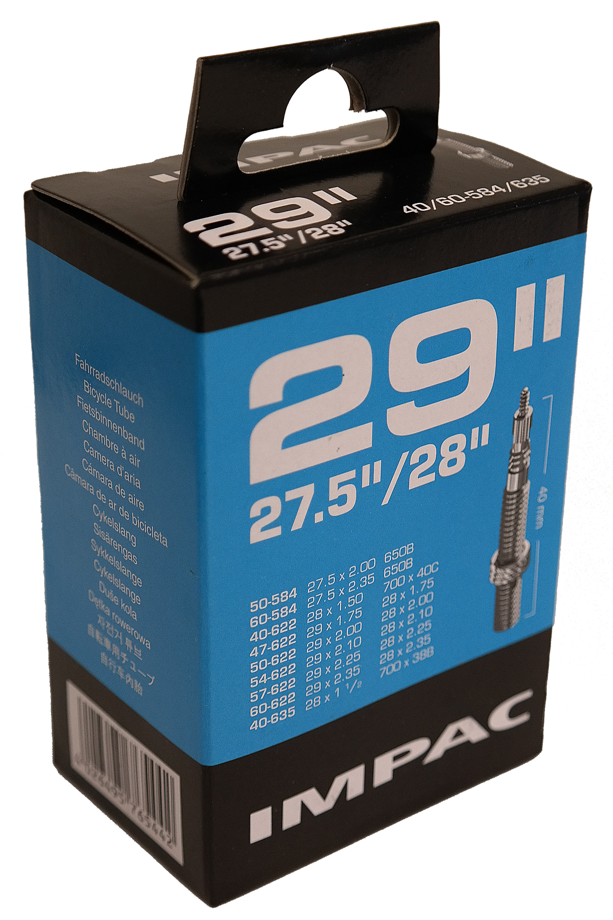 Impac (Schwalbe) Innenrohr SV19 28 29 Zoll 40 60-622-635 40 mm