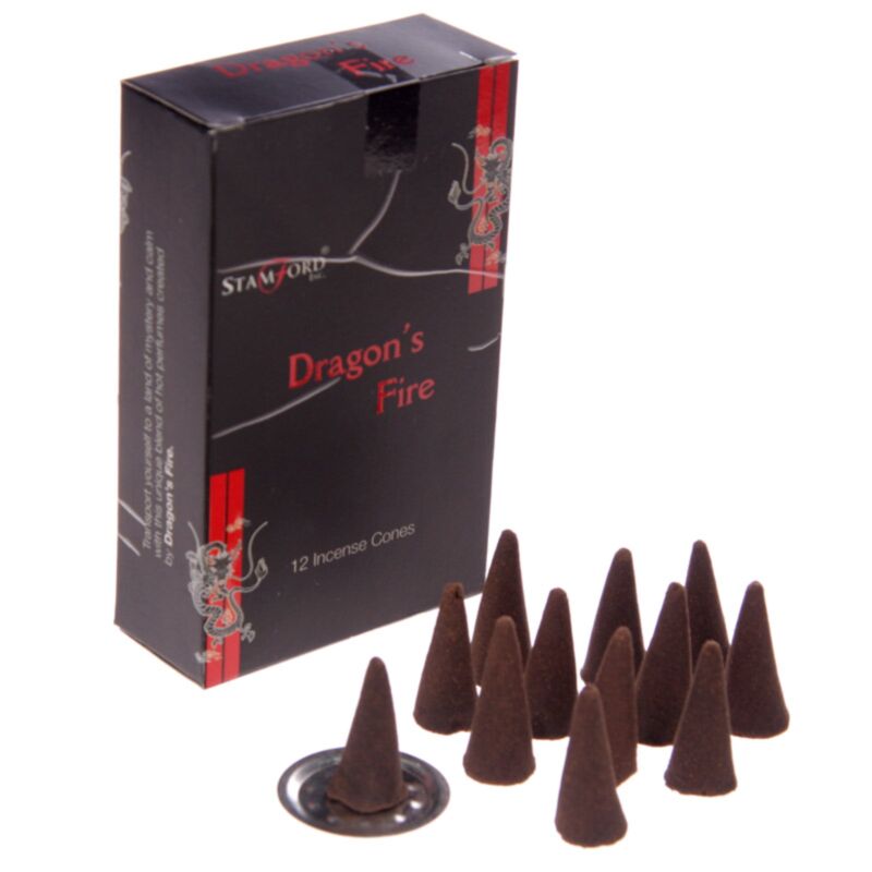 Drachenfeuer 37180 – Stamford schwarze Räucherkegel