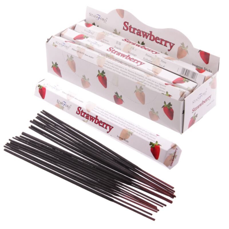 37141 Erdbeere – Stamford Premium Hex Räucherstäbchen