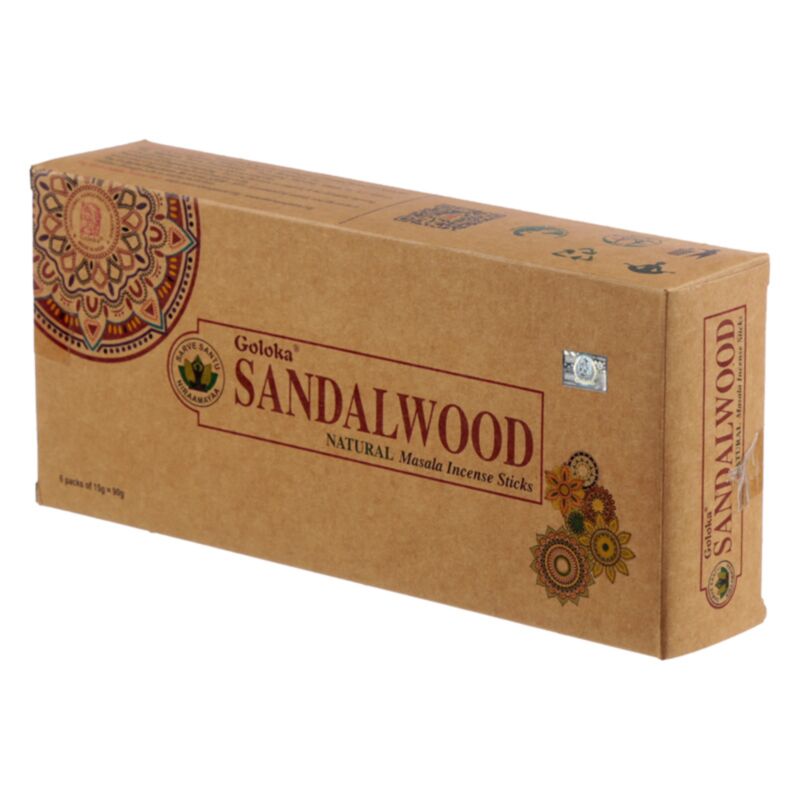 Sandelholz - Goloka Organika Räucherstäbchen