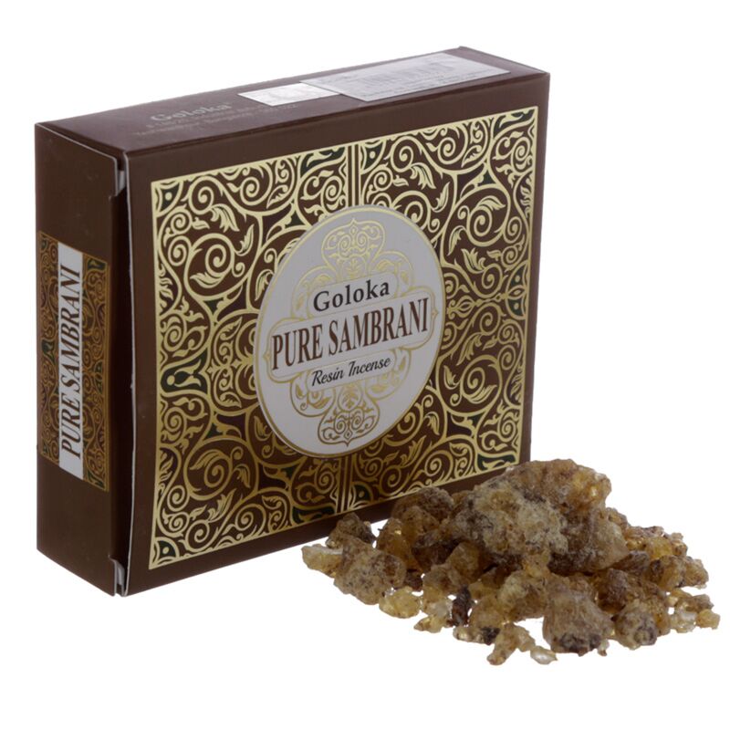 Reines Sambrani-Benzoe 30 g – Goloka-Räuchergranulatharz