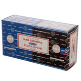 01307 Satya Nag Champa schwarze Opium-Räucherstäbchen