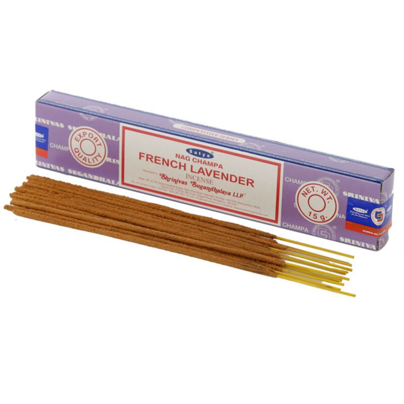 01353 Französischer Lavendel - Satya Nag Champa Räucherstäbchen