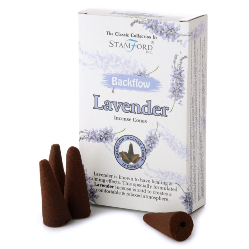 37427 Stamford Backflow-Räucherkegel – Lavendel