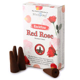 37429 Stamford Backflow-Räucherkegel – Rote Rose