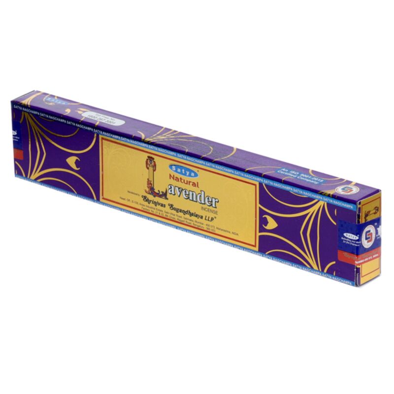01444 natürlicher Lavendel – Satya Nag Champa Räucherstäbchen