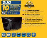VK Duo Fahrrad Pyjama Hoes bedecken schwarz