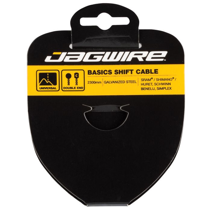 Jagwire-Schaltkabel – Basics verzinkt – 1,2 x 2300 mm – Sram Shimano Huret, Schwinn, Benelu, Simplex