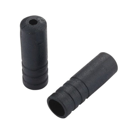 Jagwire Endkappen offen – 4 mm Verschiebung – Kunststoff (500 Stück) – schwarz