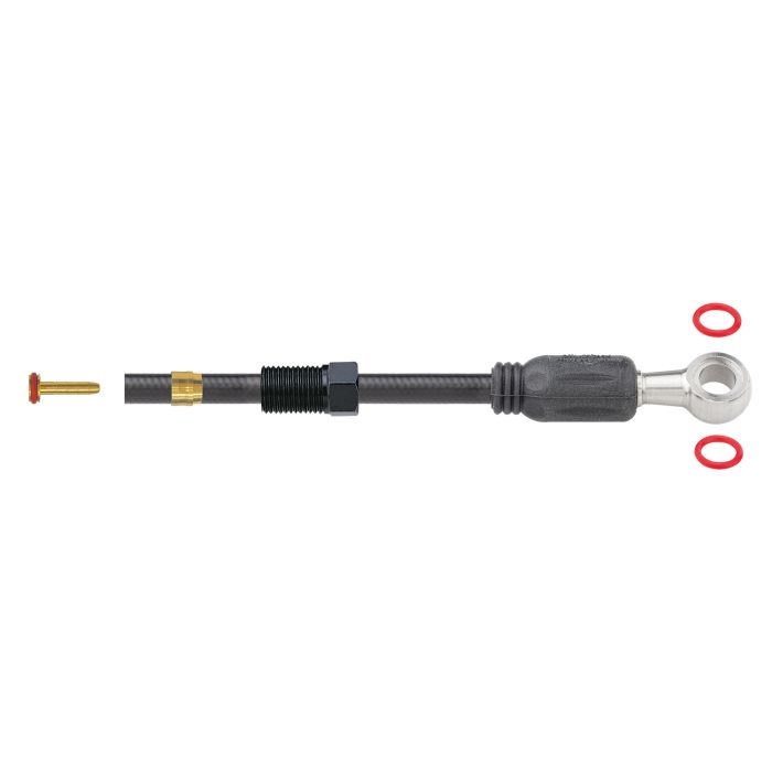 Jagwire Sport Mineral-Hydraulikschlauch-Set – Tektro Banjo – Schwarz