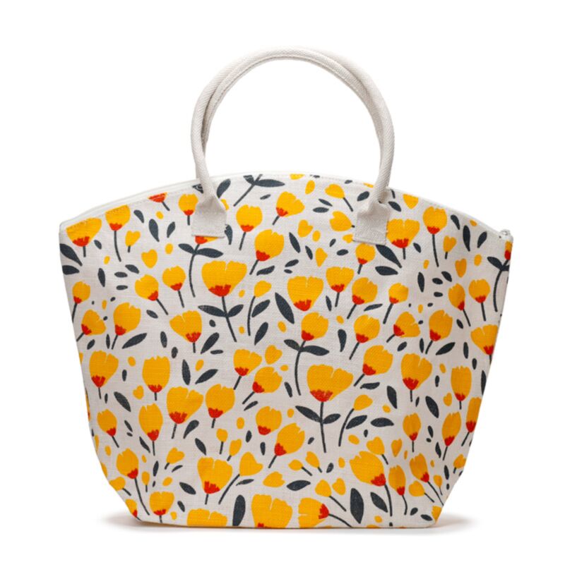 Buttercup-Strandtasche aus Jute
