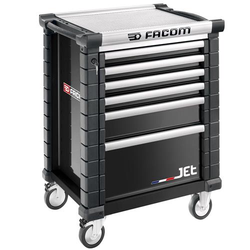 FACOM Jet+ Werkzeugwagen 6 Schubladen m3 schwarz