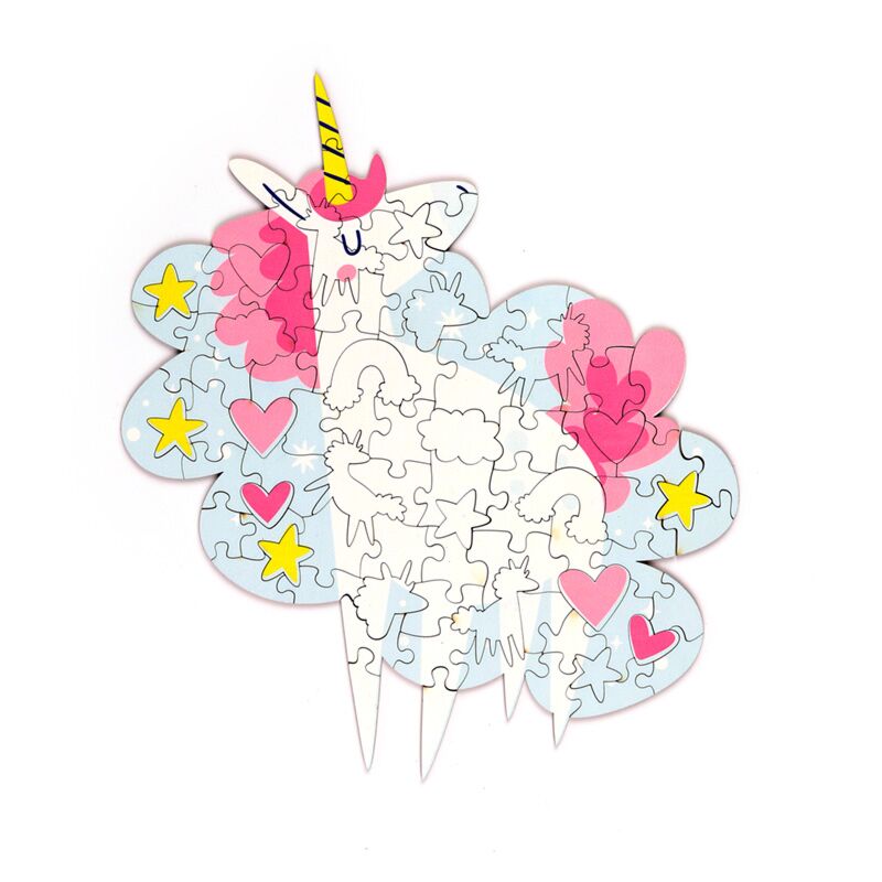 Einhorn-Magie, 90 Teile, recyceltes Kinderpuzzle