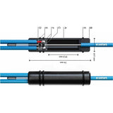 Universal Cable Splitter -Set wird mit optionaler ABS -Funktion (auf der Karte) eingestellt.