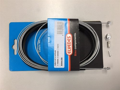 Bremskabel Set hinten 6444 39 Universal 800 2250 mm Schwarz