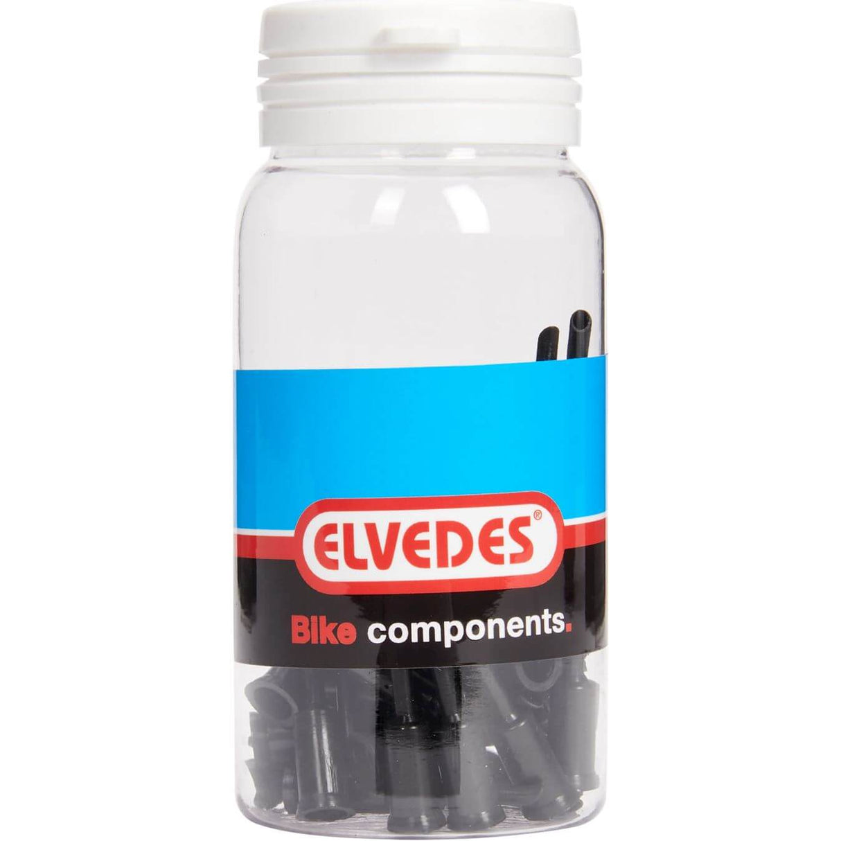 Elvedes cable hat tip 5mm PVC Black (50x) Elv2012106