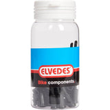 Elvedes cable hat tip 5mm PVC Black (50x) Elv2012106