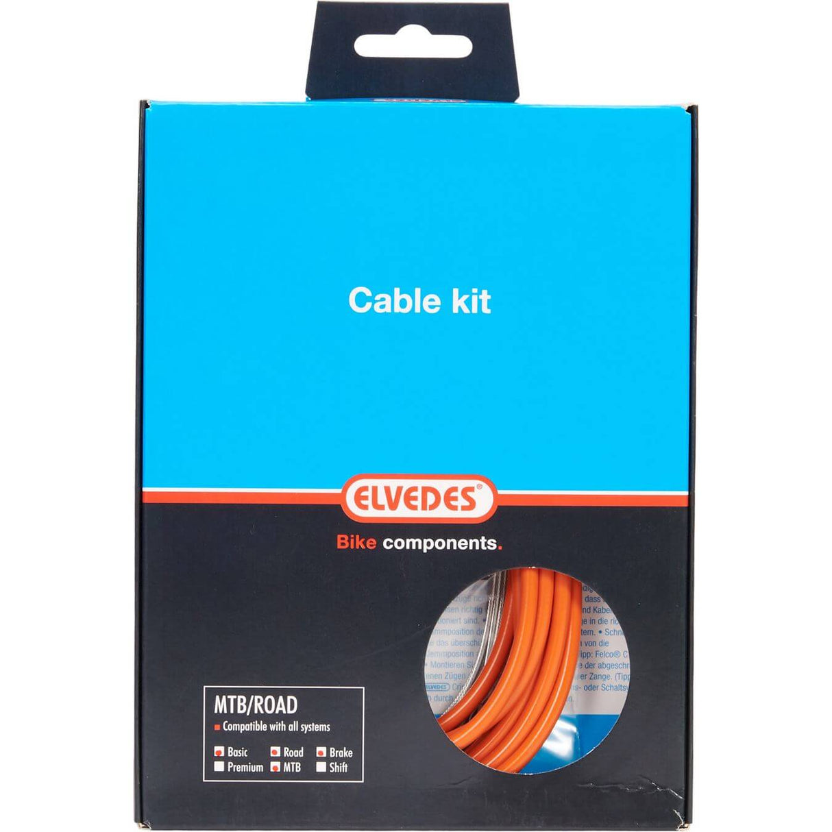 ELVEDES REMKABEL KIT ATB Race Universal Orange 2015014