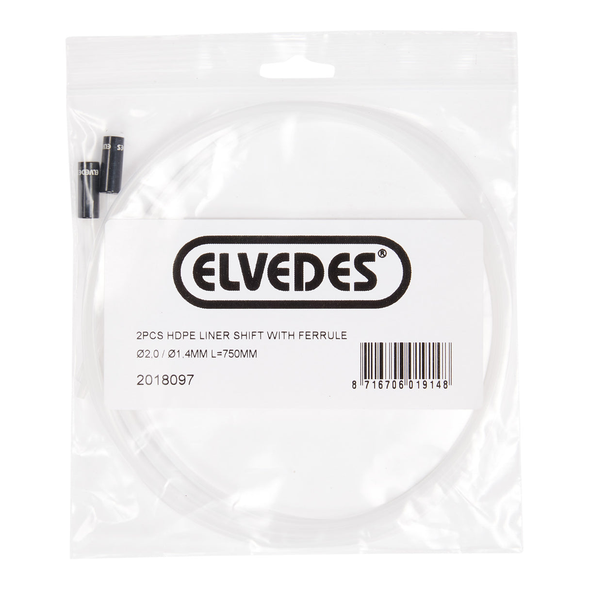 ELVEDES LINER SCHAKEL 2 1,4mm (2) 750mm HDPE+HAT 2018097