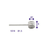 Elvedes Bremsinnenzug 2250 mm verzinkt ø1,5 mm T-Nippel (auf Karte)