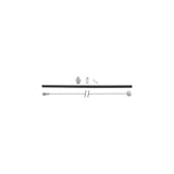 Bremskabel Set hinten 6444 39 Universal 800 2250 mm Schwarz