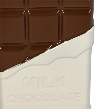 Kersten vaas melk chocolade fiij aardewerk bruin 10.3x5.3x20cm
