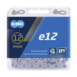 KMC E12 EPT -Fahrradkette 130 Silberverbindungen