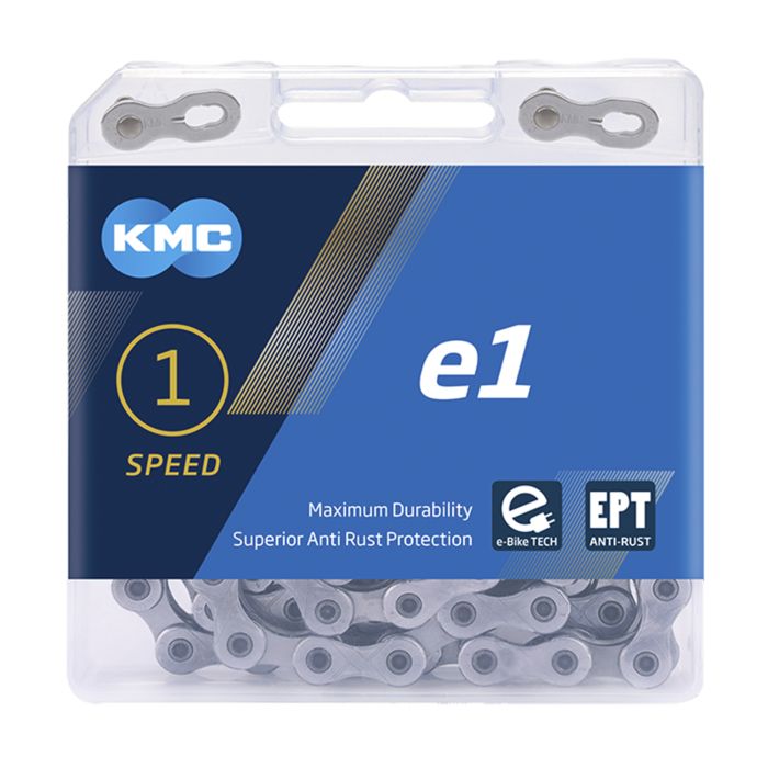KMC -Fahrradkette E1 EPT 110 Links, 1 2 x 3 32, Silber, 306 g