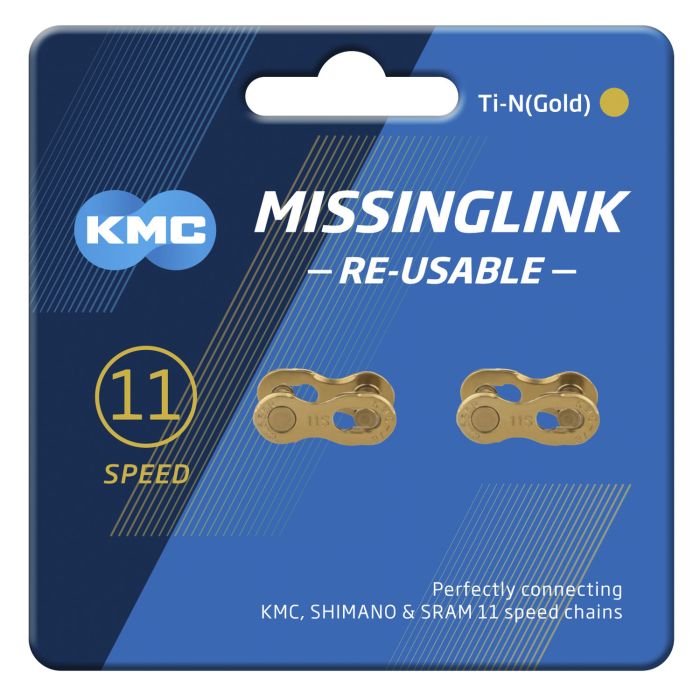 Kmc fehlender link 11r ti -n gold 5,2mm - silber