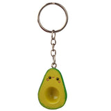 Kawaii Avocado-Set mit 2 Schlüsselanhängern
