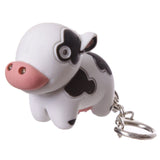 Bauernhof-Kuh-Schwein-LED-Schlüsselanhänger
