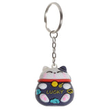 Maneki Neko Glückskatze 3D-PVC-Schlüsselanhänger