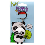 Susu der Panda Adoramals 3D-PVC-Schlüsselanhänger
