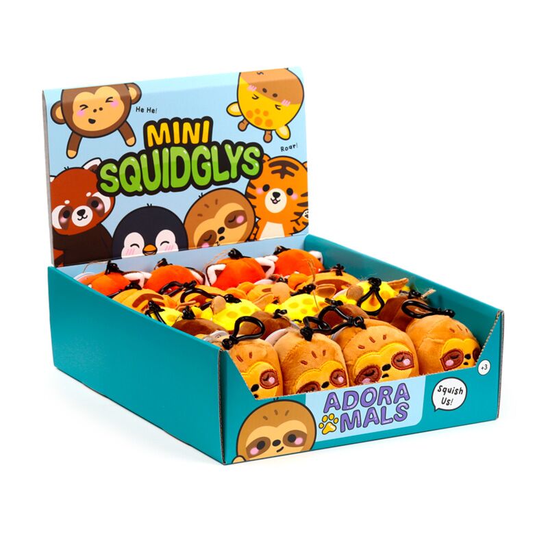 Squidglys Zoo-Plüsch-Schlüsselanhänger