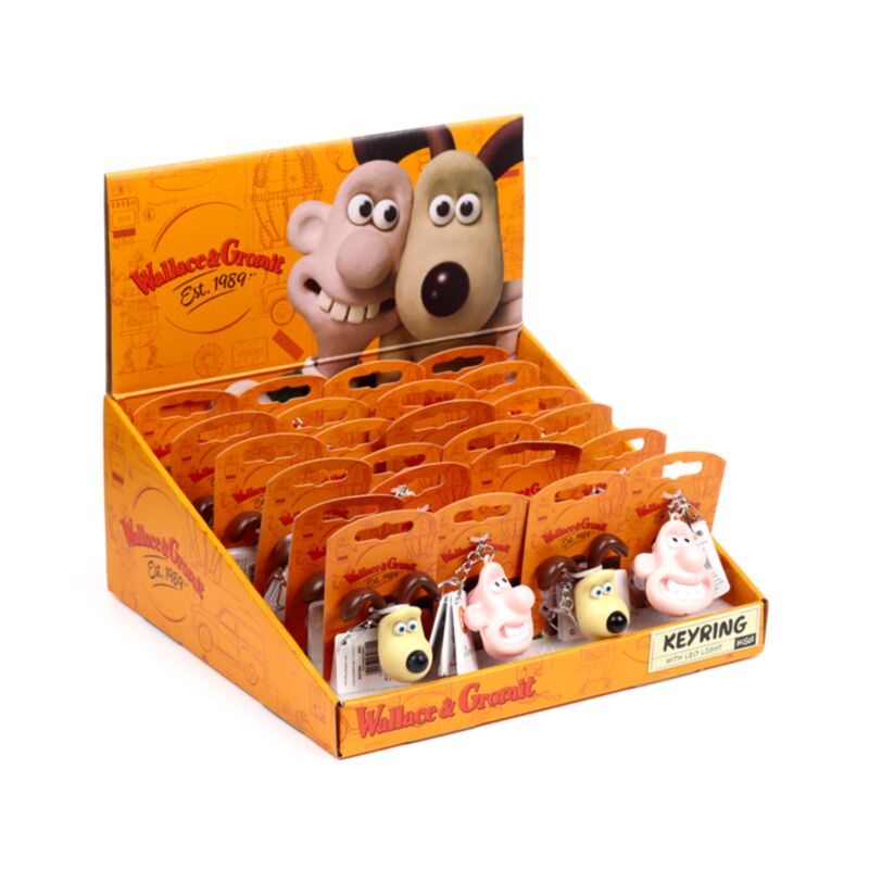 Wallace Gromit LED-Schlüsselanhänger