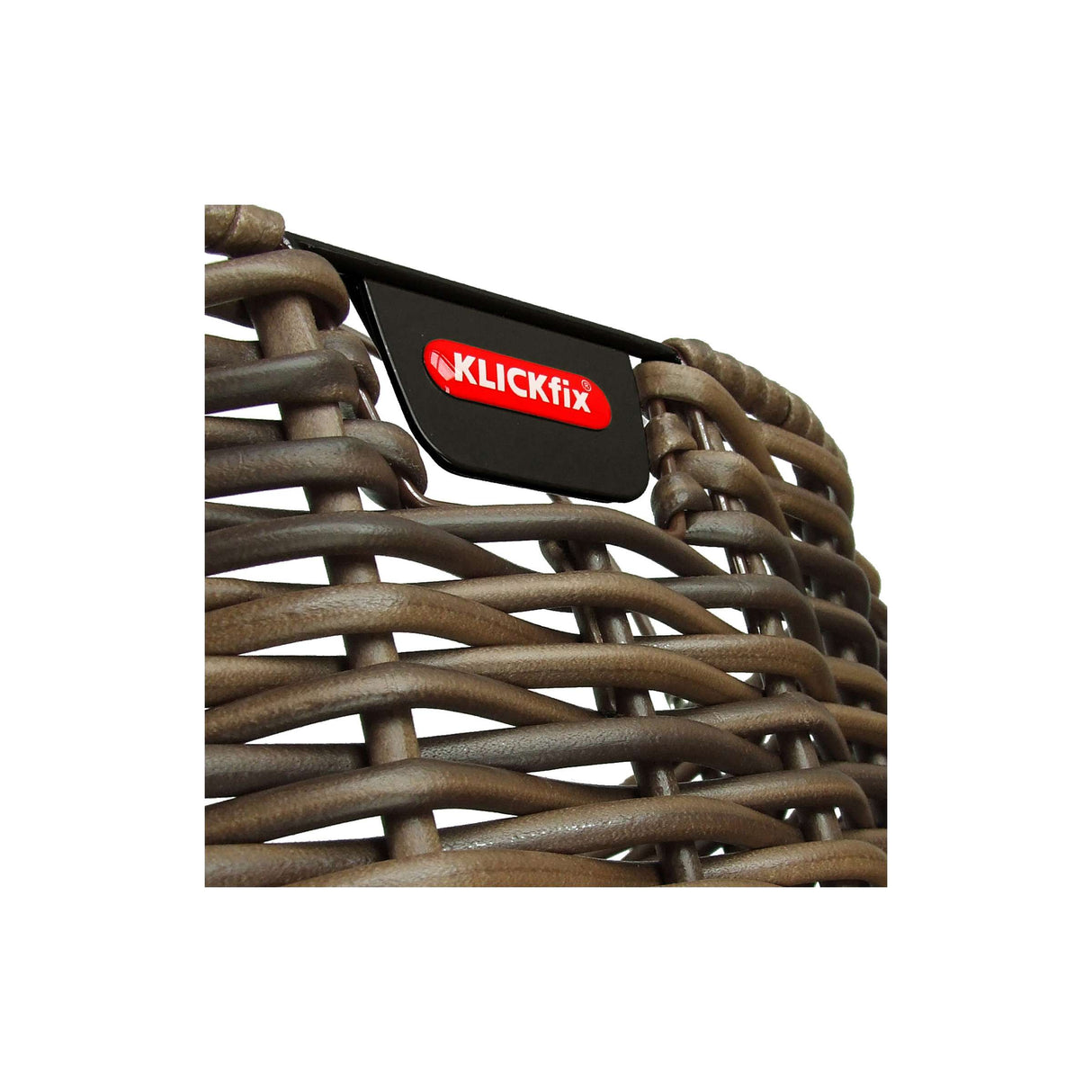 Klickfix Rixen Kaul Korb, vorne structura oval fr.Korb r k structura oval braun