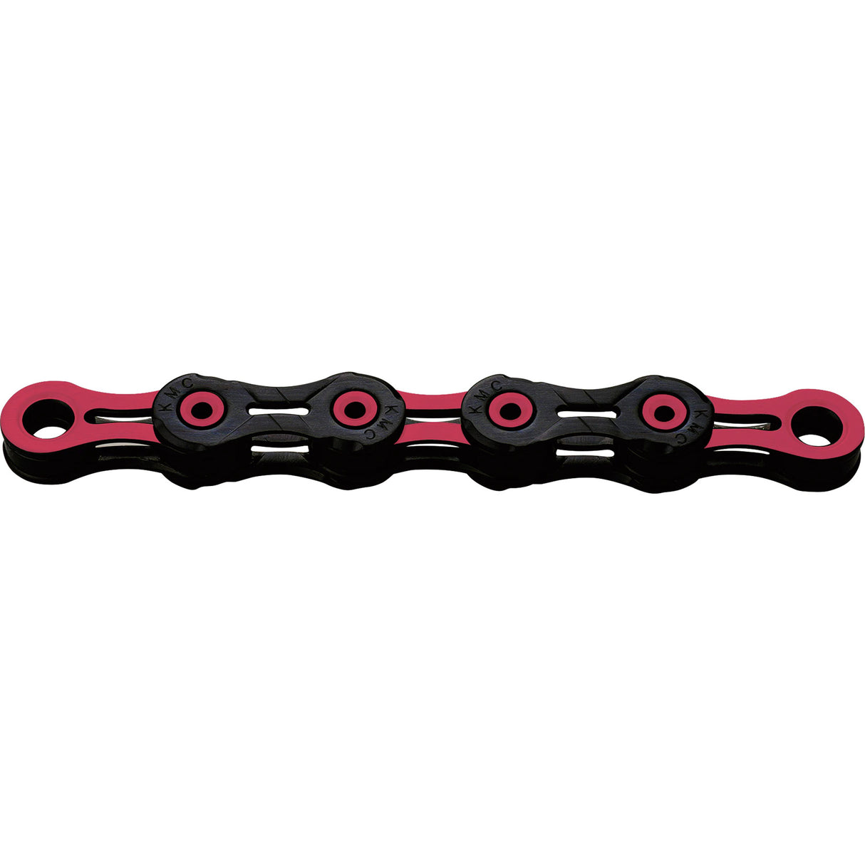 Cadena de bicicletas KMC DLC 11 118 Schakels - Black Pink